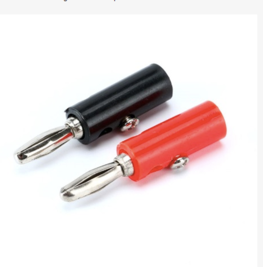 5D2  4mm Banana Plug Black/Red (pair)