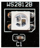 Copy of WS2812 Digital RGB 60  12V LED Strip Black - 1 Meter