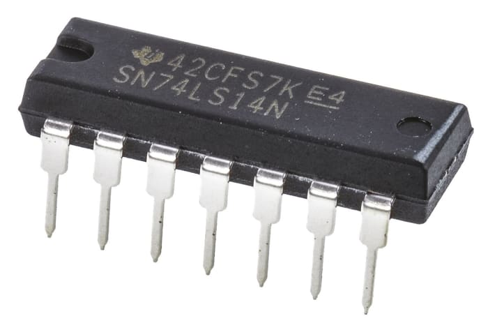 D5F SN74LS14N Hex Schmitt Trigger Inverter, 14-Pin PDIP