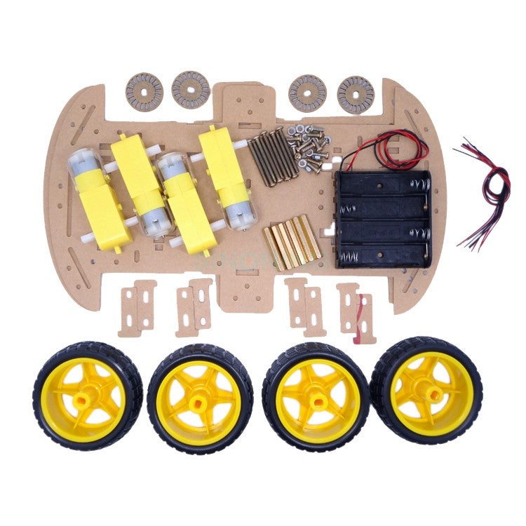 4WD Smart Robot Car Chassis Kits with Speed Encoder