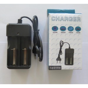 Smart Dual Li-ion Battery Charger 26650 18650 14500 16340 EU/US Plug