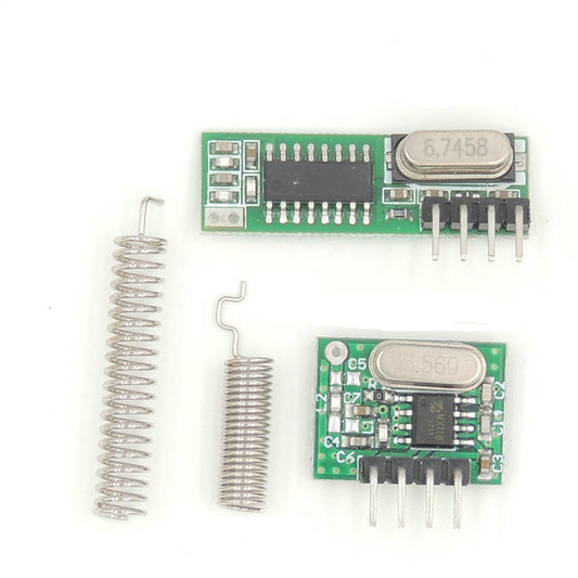 433 Mhz Superheterodyne RF Receiver Module and Transmitter Module with antenna for Arduino DIY Kit 433Mhz Remote controls