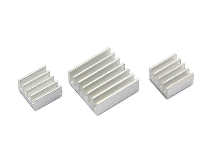 1E12  3pcs Adhesive Aluminum Heatsink For Raspberry Pi