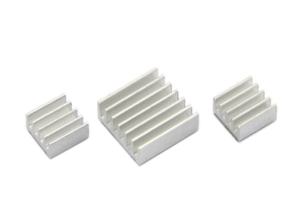 1E12  3pcs Adhesive Aluminum Heatsink For Raspberry Pi