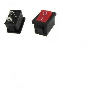 1D27  on/Off Rocker Switch Snap-in 2-Pin Plastic Button [1pc]