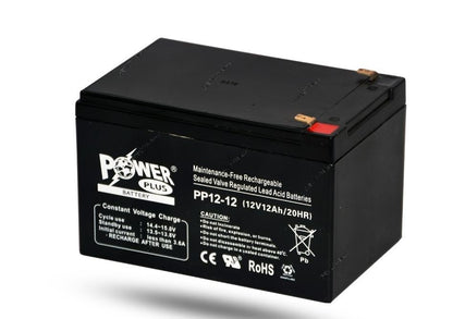 Lead Acid Battery, PP12-12, 12V, 12Ah/20Hr