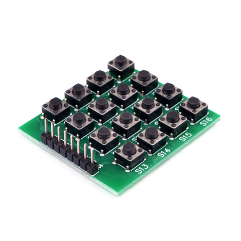 1B14  8 pin 4*4 Matrix 16 Keys Button Keypad Keyboard Breadboard Module Mcu for Diy Kit