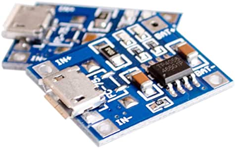 1B12 TP4056 Micro USB 5V 1A 18650 TP4056 Lithium Battery Charger Module Charging Board With Protection Dual Functions 1A Li-ion