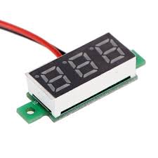 2A11  0.28inch DC 2.5-30V Voltmeter Green