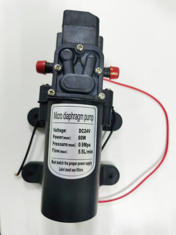 4C3  DC24V 80W Mini Micro Diaphragm High Pressure Water Pump Automatic Switch