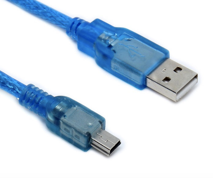3B2  Blue 30cm MINI USB cable for Arduino Nano