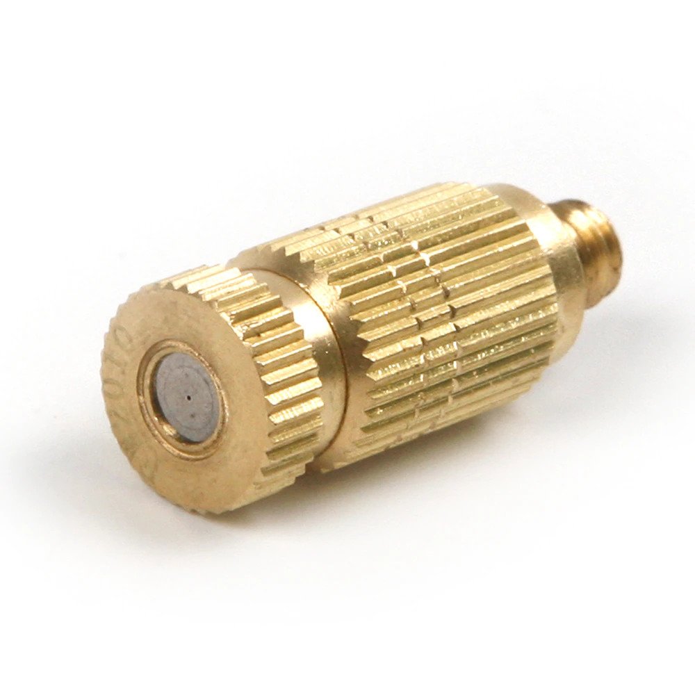 D5G  4mm Male Threaded Brass Misting Fogging Nozzle Spray Sprinkler Head Irrigation Cooling