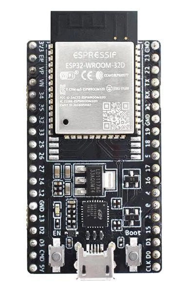 2D5  ESP-WROOM-32 ESP32 ESP-32S Development Board 2.4GHz Dual-Mode WiFi + Bluetooth Dual Cores