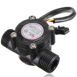 3C1  YF-S201 1/2" 1.75Mpa Water Flow Sensor Control Hall Flowmeter Flow Meter 1-30L/min
