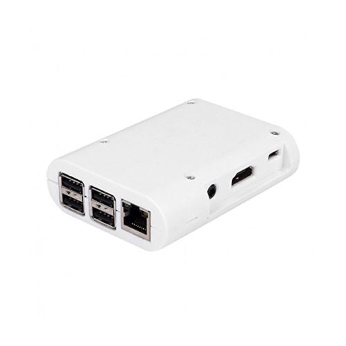 1E2000L White Protective Case Cover Shell Enclosure Box For Raspberry Pi 3 B,2 B, B+