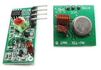 2B21  433Mhz RF transmitter and receiver link kit