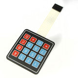 1B14 Keypad Matrix 4 x 4 Array 16 Key Membrane Switch Keyboard