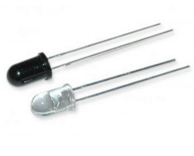 5mm IR Transmitter and Receiver LED Tx Rx Pair Photodiode