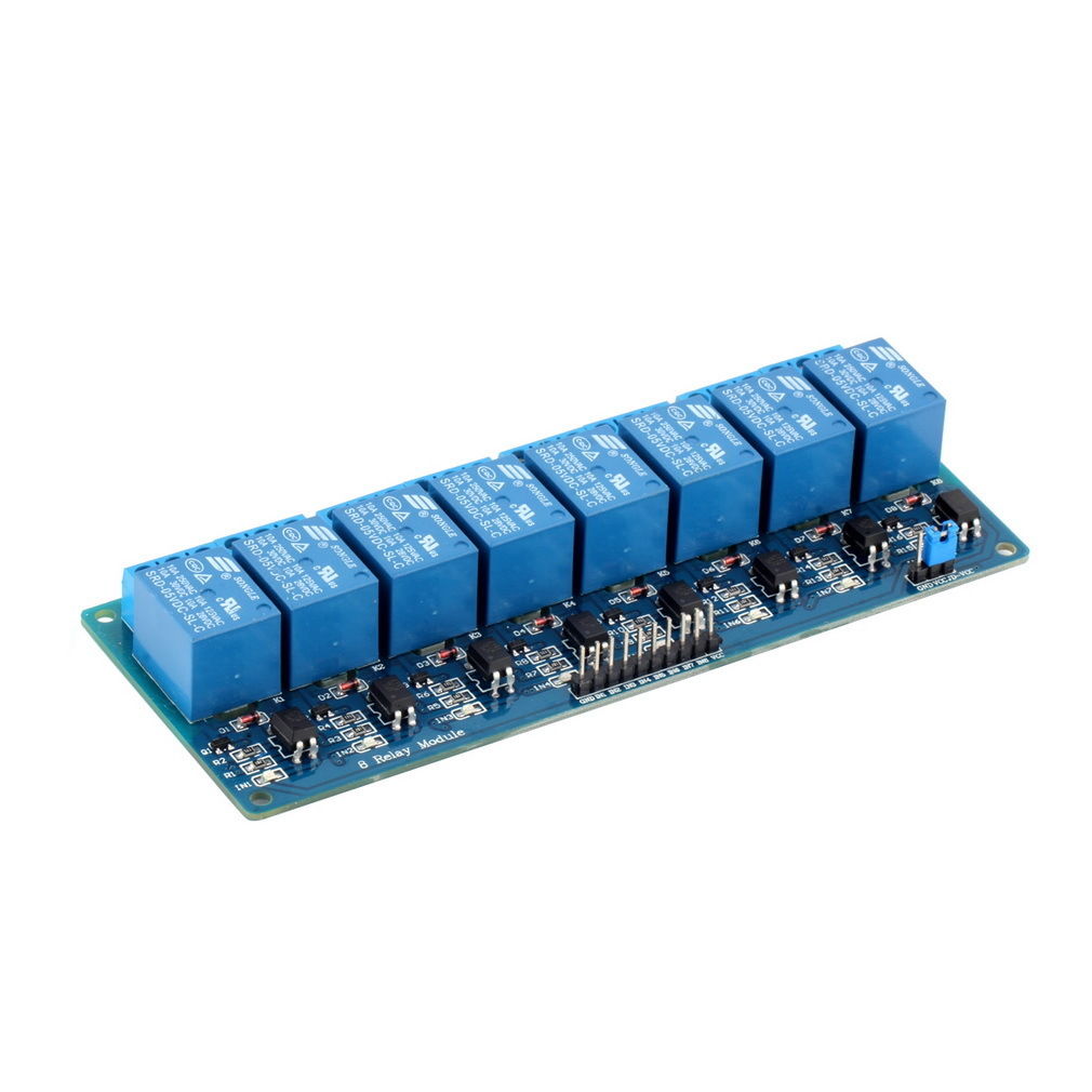 5A8 5V Eight 8 Channel Relay Module With Optocoupler