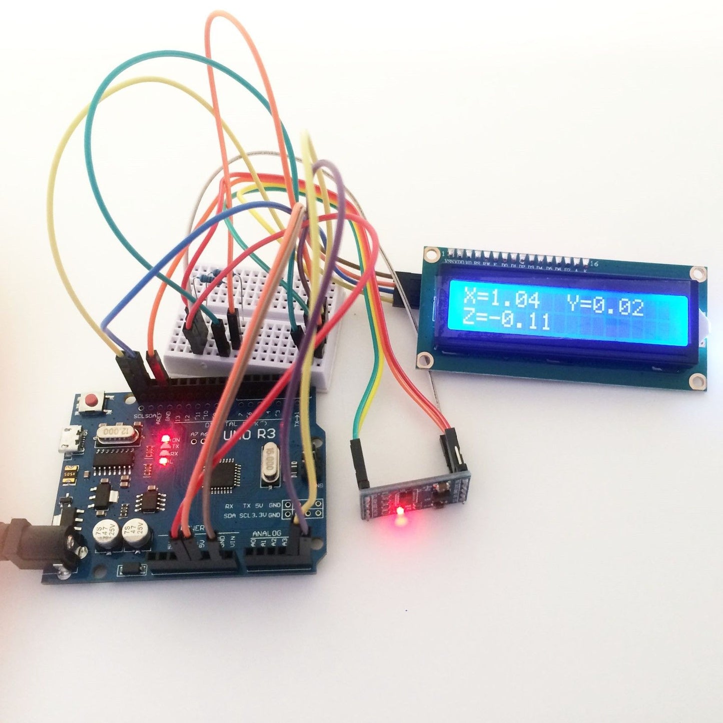 7B2  ADXL345 3-Axis Digital Acceleration of Gravity Tilt Module