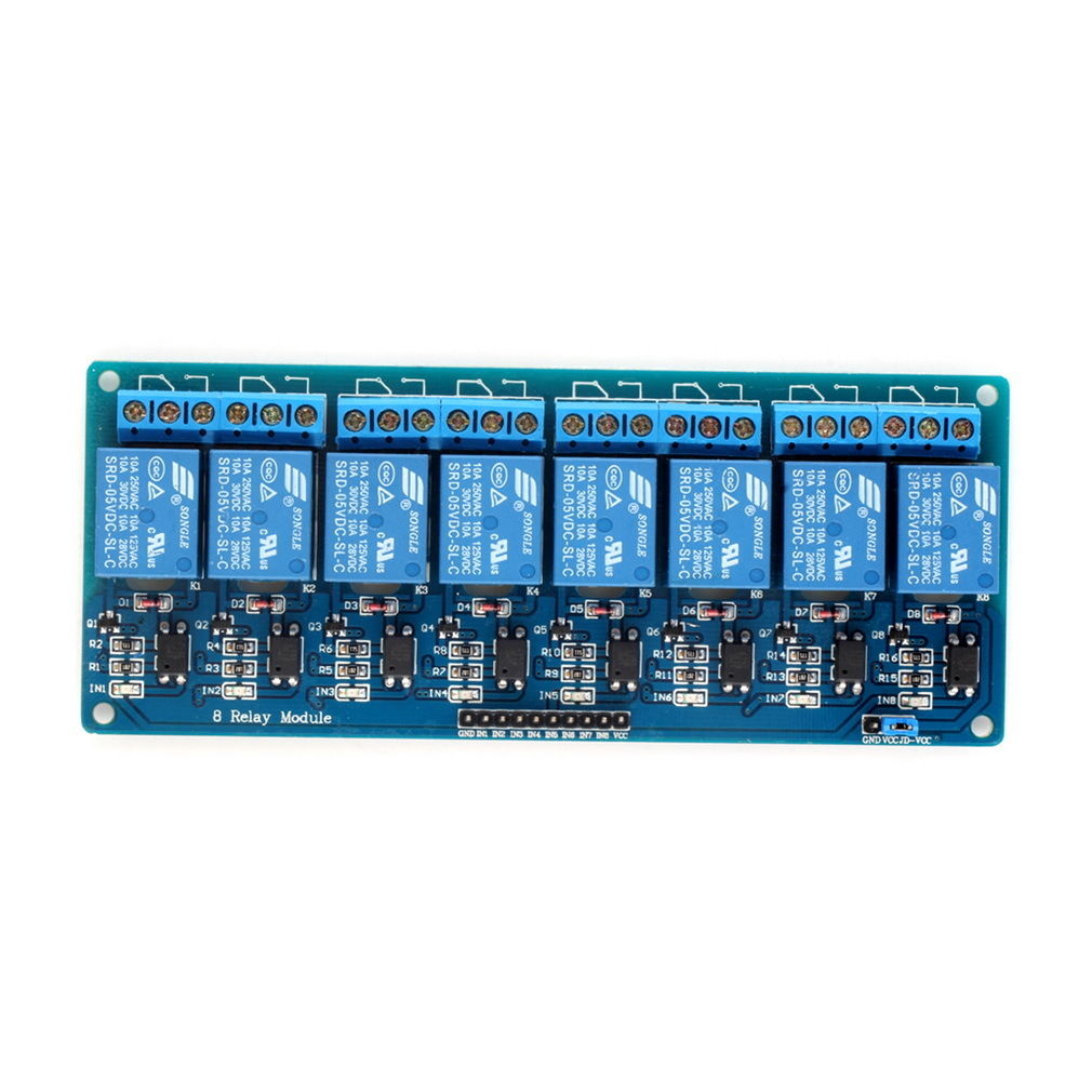 5A8 5V Eight 8 Channel Relay Module With Optocoupler