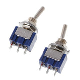 1D3 -00B SPDT MTS-103 3 Pin 3 Position Mini Latching Toggle Switch AC 125V/250V