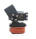 1C15  Black 2 DOF Pan and Tilt Servos Sensor Mount Kit for Robot MG995