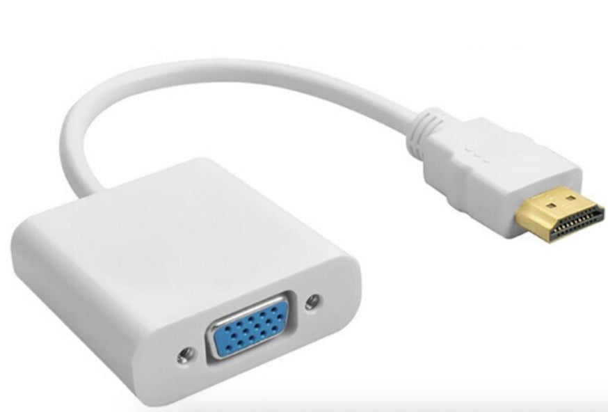 8C3   1080P HDMI Male To VGA Female Adapter Video Converter Cable