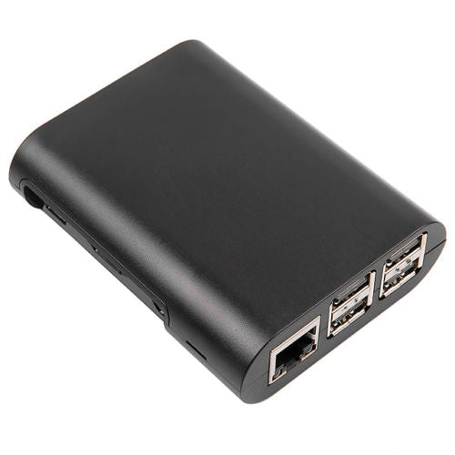 1E10  Black Protective Case Cover Shell Enclosure Box For Raspberry Pi 3 B,2 B, B+